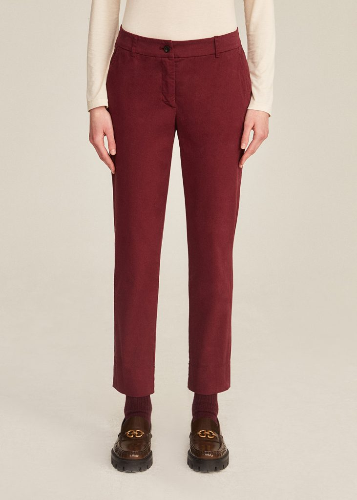 Pantalone bordeaux